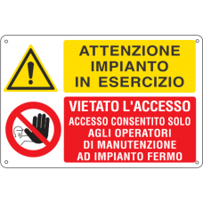 segnale impianto in esercizio